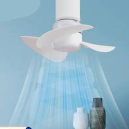 Indoor Ceiling Fan With E27 Screw Base Brushless Motor Providing Quiet Efficient Air Movement Lamp Socket Fan 14CM Compact Size