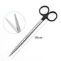 Cutting Tonsil Non-damaged Vocal Cord Cutter Straight Stainless Steel Black Handle Scissors Medical Instruments