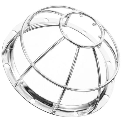 1/2pcs Iron Smoke Detector Protective Cover Sprinkler Cage Bracket Fire Covers Home Bathroom Kitchen Accessories Protect Parts