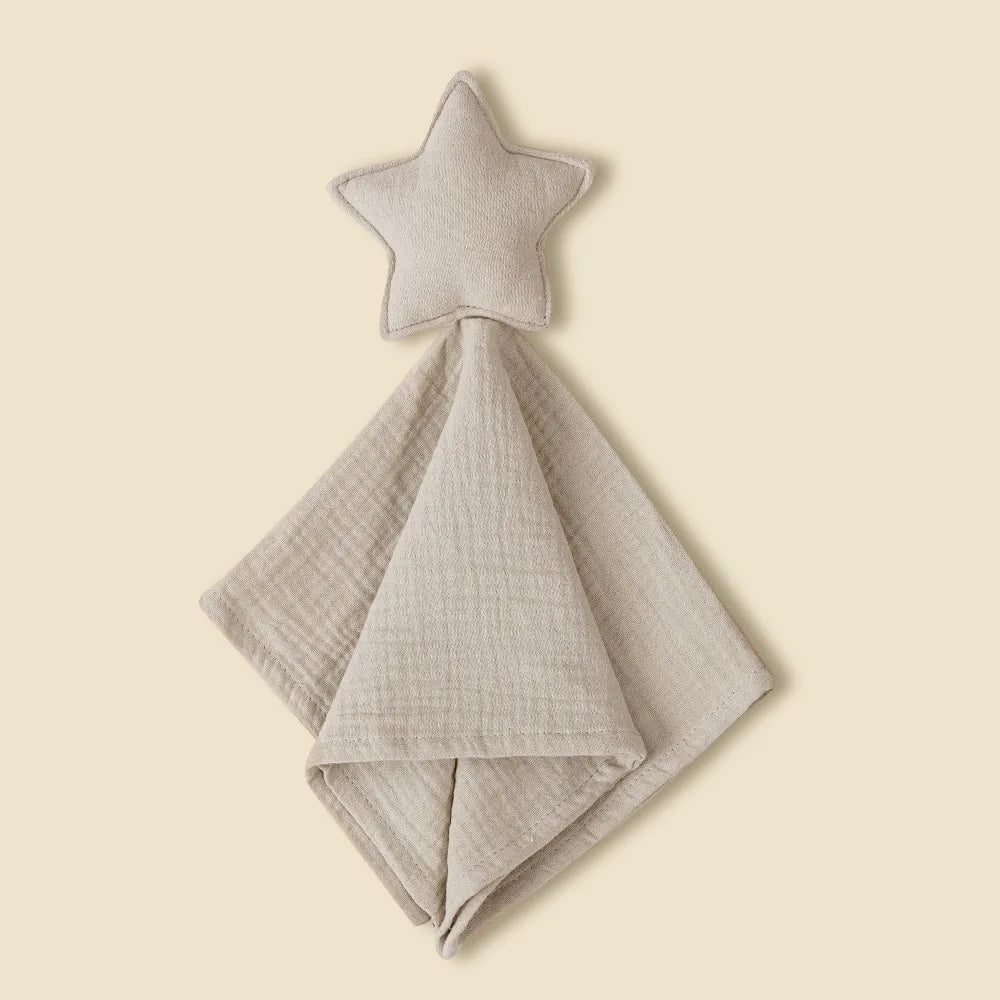 Baby Square Comforter Towel Sleep Appease Towel Star Square Blanket For Kids Cute Muslim Infant Saliva Towel