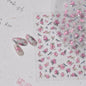 Shiny Jelly Butterfly Charming Golden Gradient Bowknot 5D Self Adhesive Nail Art Sticker Flower Petal Rhinestone Manicure Decals