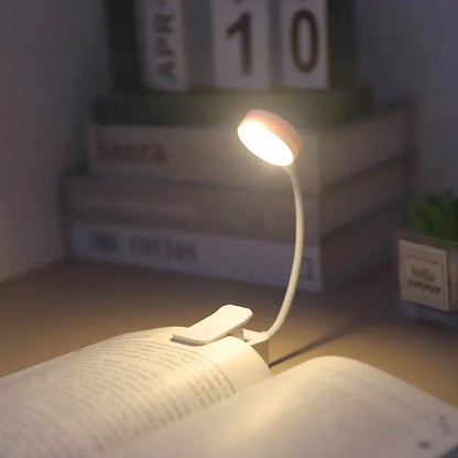 USB Reading Light, 3 Color Modes Adjustable Eye Protection LED Book Light for Bedside, Portable Office Study Night Lamp,