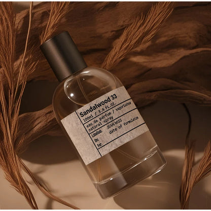 Classic Unisex Perfume Natural Fresh Sandalwood Fragrance Long Lasting Eau De Toilette Elegant Women Man Body Spray 100ml