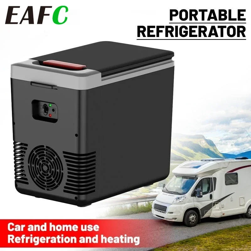 3-in-1 10L Portable Fridge12V/220V Car Home Mini Refrigerator Compact Cooler Warmer for Travel, Office, Dorm