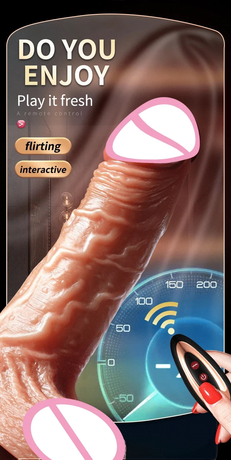 Realistic Large Dildo Vibrator Penis Telescopic Swing Heating Silicone Dildos for Women Remote Control Vibrators Sex Toys