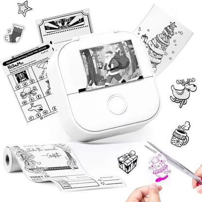 10 Rolls Kids Instant Camera Refill Print Paper Film Coreless Thermal Print For 57mm Portable Cash Registers Mobile Printer