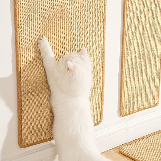 Durable Sisal Cat Scratch Board-Magic Invisible Adhesive,Sofa Safety Design,Multi Layer Sports and Rest Areas,Perfect Pet Gift