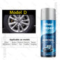 450ml Silver Series Alloy Automotive Wheel Repair Spray Paint - DIY Scratch Remover, Touch Up Paint Quick Matte Bright black