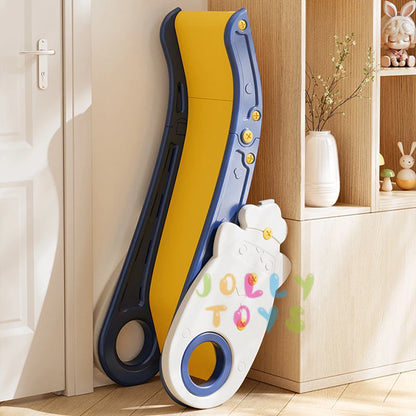 Foldable Kids Slide for Home Indoor Playground HDPE Plastic Foldable Multifunctional Slide for Toddlers School Garden