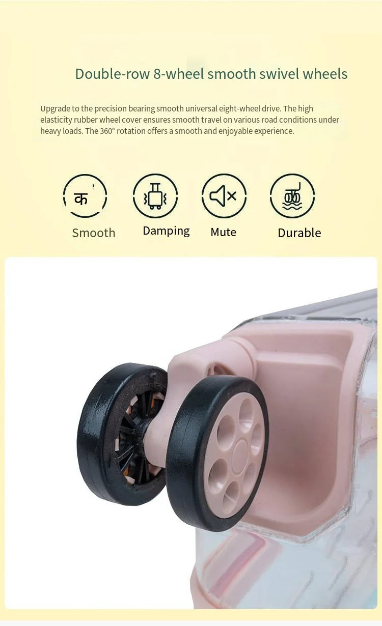 Pet Outdoor Suitcase Portable Car Mounted Double-layer Transparent Breathable Cat and Dog Tour Cat Bag