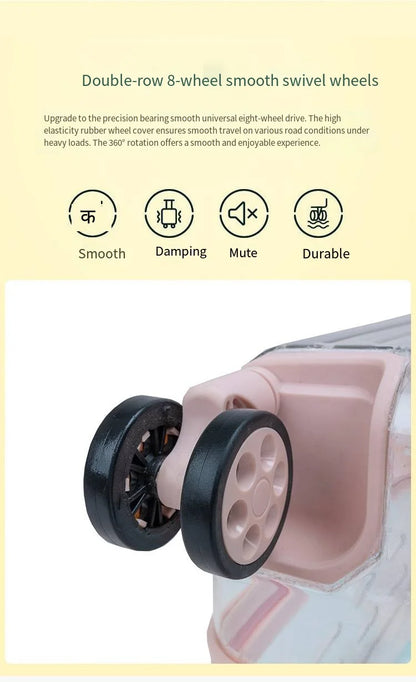 Pet Outdoor Suitcase Portable Car Mounted Double-layer Transparent Breathable Cat and Dog Tour Cat Bag