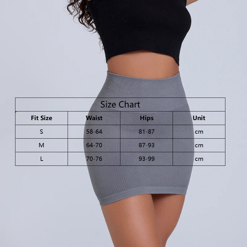 FINETOO Spring Summer New High Waist Elastic Business Women Mini Skirt Black Slimming Knitted Half Body Skirt Professional Work