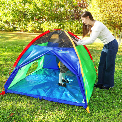 Kids Play Tent Easy Fun Dome Tent for Children Indoor/Outdoor Fun - X' Gift