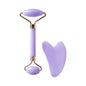 Facial Massage Roller With Gua Sha Stone Multifunctional Massager For Body Eye Acupoint Relief Anti-Aging Daily Skin Care Tools