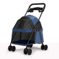 Foldable Lightweight Pet Stroller Dog Cat Small Dogs Puppy Travel Portable Mesh Ventilated Easy Fold Wheels Dog Stroller