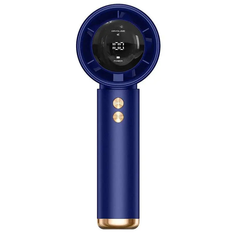 Lenovo Portable Handheld Turbo Fan 100-Speed Adjustable High Speed Cooling Fan USB Rechargeable Quiet Personal Fan for Travel