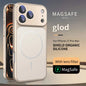 Luxury for Magsafe Magnetic Stand  Shockproof Phone Case for iPhone 17 Pro Max Air 16 Pro 15 14 13 Liquid Silicone Protect Cover