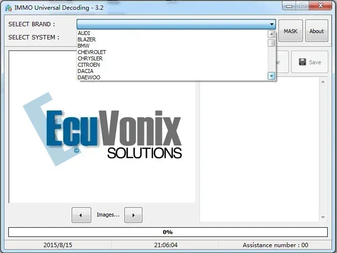 Newest EDC IMMO SERVICE TOOL V1.2 Car Repair Software PIN CODE EcuVonix Decoding V3.2 Immo Off CALCULATOR BSI VDO DASHBOARD