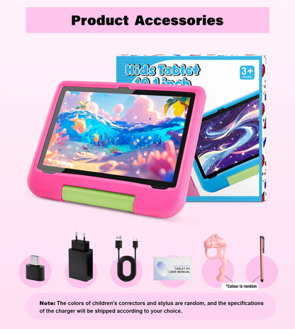Kids Tablet, 10.1-inch Children 2025 Android 15 Tablets with Eye Protection Screen, 8GB(4+4GB) RAM 64GB Storage, 5000mAh Battery