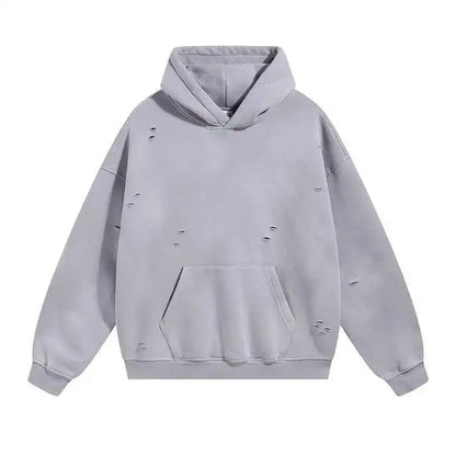 IEFB Washed Male Set Sweatshirt Sweatpants Splash-ink White Spray Dye Velvet Hoodies Autumn Spring New Trendy Male Wear 9W125