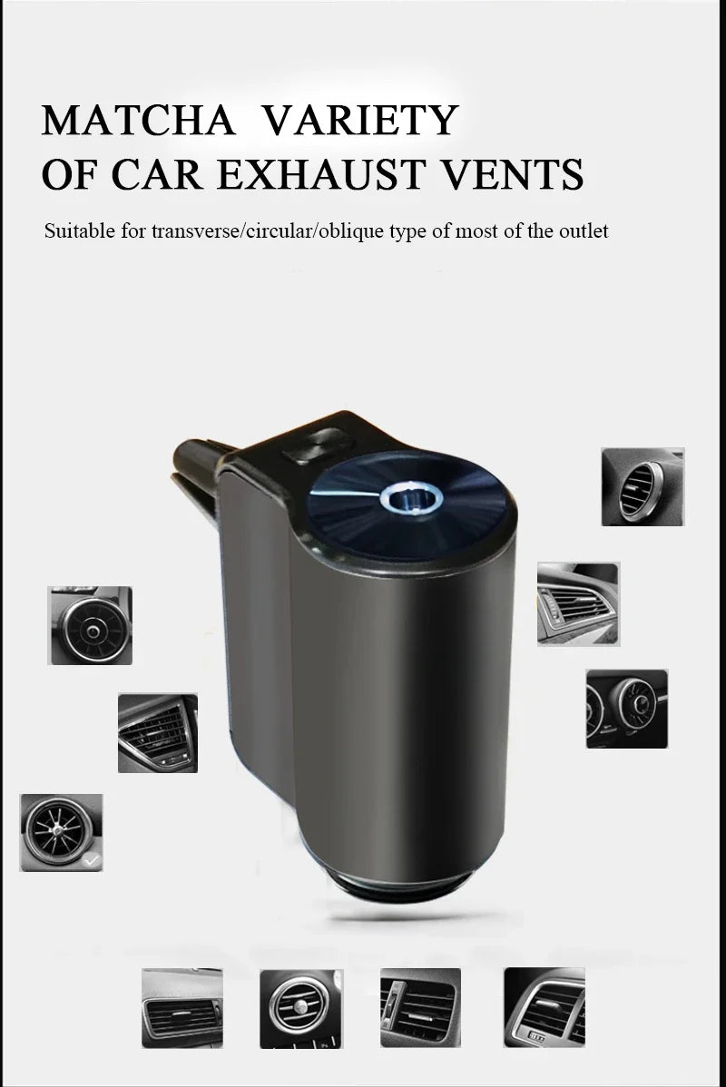 Air Freshener In The Car Aroma Diffuser 3 Levels Of Adjustable Intelligent Rechargeable Fragrance Diffuser Interior Car Accessor