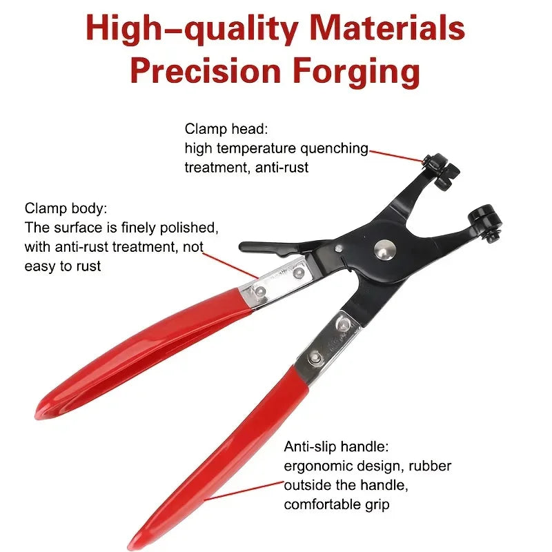 Professional Automotive Welding Hose Clamp Pliers Water Pipe Removal Tool Car Wire Holder Soldering Pliers Repair Maintenance