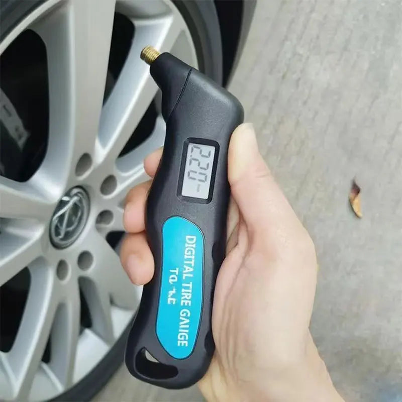 Tire Pressure Gauge Non-Backlight High-precision Digital Tire Pressure Monitoring Car Tyre Air Pressure Gauge Meter LCD Display