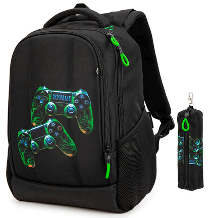 Brand School Bag for Boys Multifunctional Cartoon Pattern Kids Satchels Orthopedic Waterproof Backpack Children Student Mochila