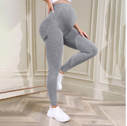 Women's Maternity Leggings Over The Belly Full Length Pregnancy Yoga Pants Active Wear Workout Leggings