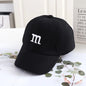 Children's Kids Baseball Cap for Girl Boy Spring Summer Baby Sun Hat M Letter Embroidered Toddler Peaked Caps кепка 아기모자