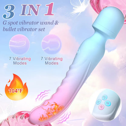 3 IN 1Mode Dildos Vibrator AV Machine Magic love Wand Clitoris G Spot Stimulator Female Vagina Massager Woman Adults Sex Toys 18