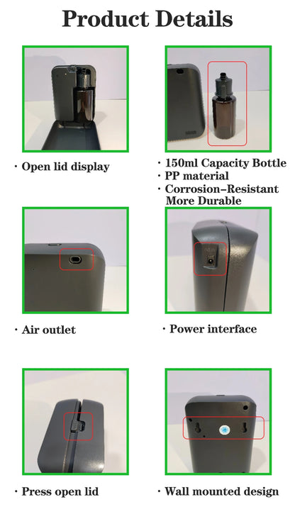 Electric Diffuser Fragrance Device Bluetooth Controlled Essential Oil Diffuser For Home 150ml Capacity Home Aromatherapy Machine