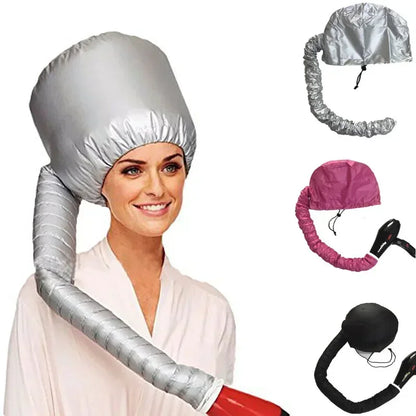 2PCSHair Bonnet Portable Dryer Cap Steamer Quick Dry Baked Oil Care Diffuser Drying Hairdressing Tools Hair Cap Shower Cap Women