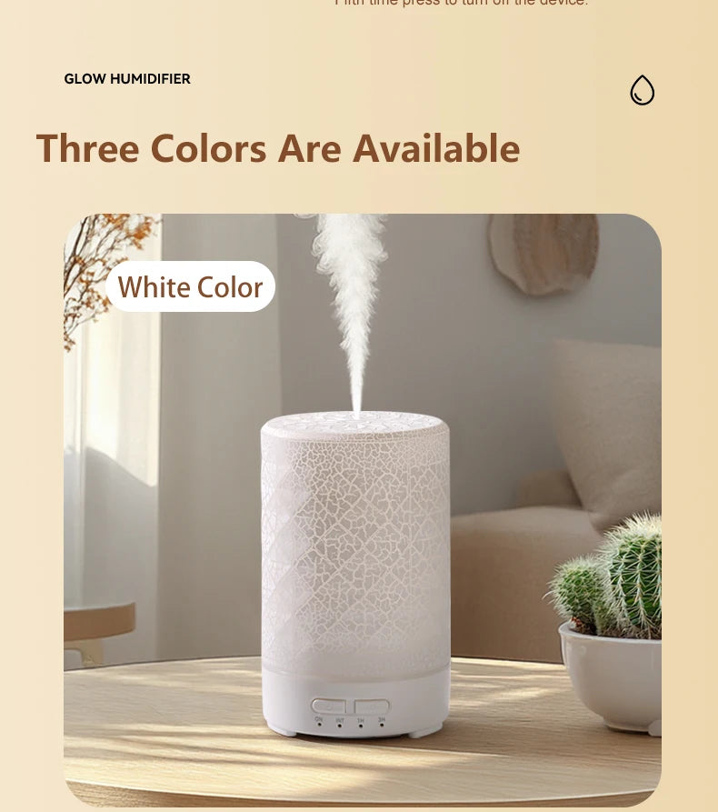 Essential Oil Aroma Diffuser Fragrance Cool Mist Difusor USB Powered Ultrasonic Air Humidifier with 7 Color LED Lights