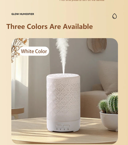 Essential Oil Aroma Diffuser Fragrance Cool Mist Difusor USB Powered Ultrasonic Air Humidifier with 7 Color LED Lights
