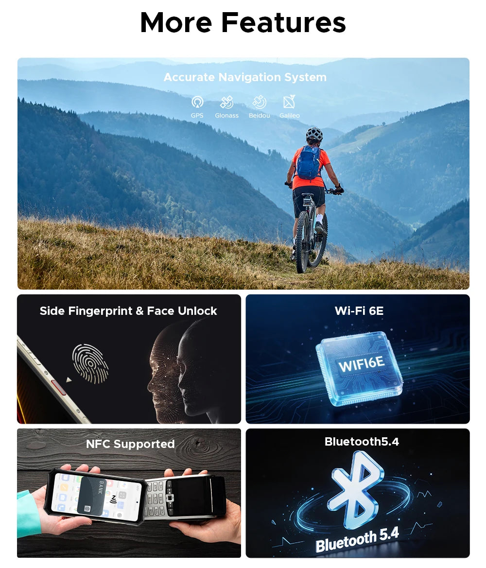DOOGEE S300 Plus 5G Rugged Phone Dimensity 8300 12GB 1TB 11000mAh 120W 6.78'' Screen 200MP Camera Android 16 Smartphone NFC