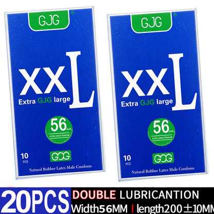 Width-56/58/60/65mm(LLarge Size Condoms  Men Latex Condom Safe Contraception Protection Adult Sex Products Intimate