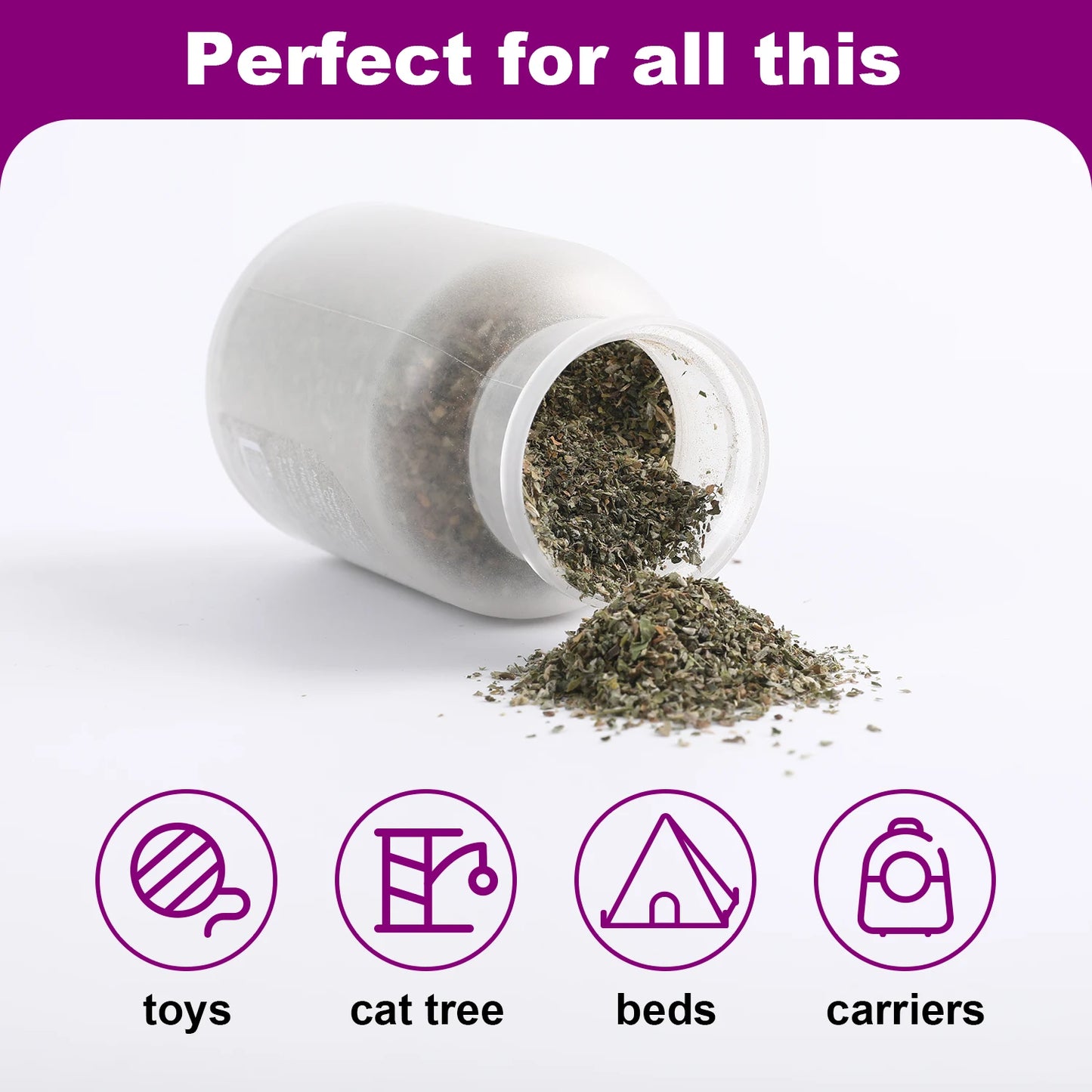 Silvervine Powder, More Attractive than Catnip for Cats, 100% Silver Vine Gall Fruit Powder, Silvervine Cat Toy for Indoor Cats