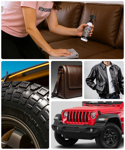 Hydroshine Car Interior Conditioner Interior Plastic Restore Wax Coat Exterior Cleaner Multifunctional Leather Care Maintenance
