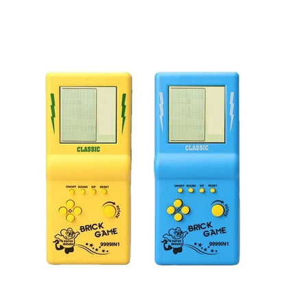 Mini Portable Game Console BRICK GAME Handheld Players Nostalgic Educational Toys Pocket 4 Colors Classic Elderly Childhood Gift