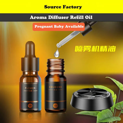 3 Bottles 10ml Essential Oil Car Perfume Air Freshener Refill Smell Fragrance Aroma Diffuser Plant Essential Oil for Humidifie