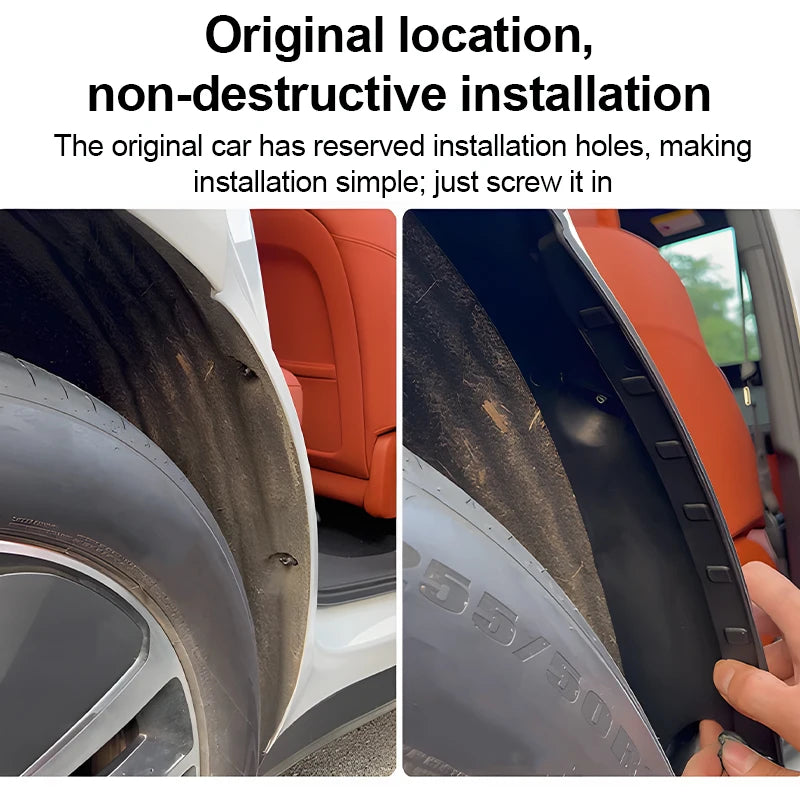 Car Lined Fender For Leapmotor B10 2025 2026 2027 Car Mud Guard Antifreeze Mudguards Rear Mudflaps Exterior Mudguard Accessories