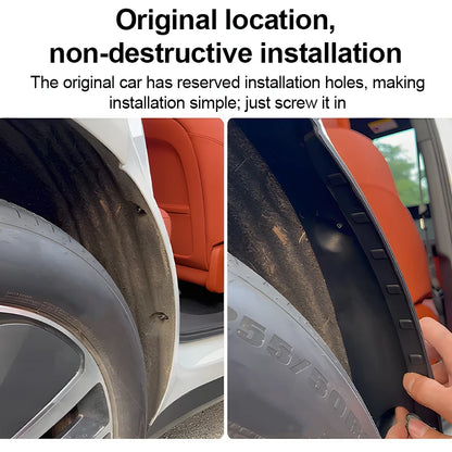 Car Lined Fender For Leapmotor B10 2025 2026 2027 Car Mud Guard Antifreeze Mudguards Rear Mudflaps Exterior Mudguard Accessories