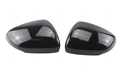 For Mercedes-Benz W177 V177 C118 X118 2018-2023 Black Carbon Fiber Car Rear View Door Wing Side Mirror Cover Caps Shell Case