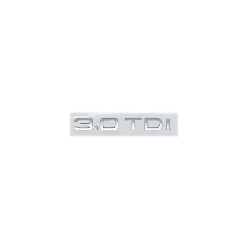 Car Letter Logo Sticker for A5 suitable for tail bumper and trunk emblem applicable to 2.0 3.0 40TDI 35 40 45TFSI models