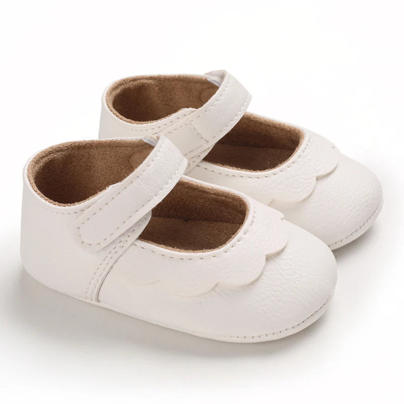 Cute Lace Baby Princess Shoes for Spring And Autumn 0-18M Infant Girls Anti-Slip Rubber Sole Bow Detail Anti-Slip Footwear