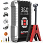 BSMOOM Car Jump Starter Air Compressor With Power Bank 150PSI Air Pump Car Battery Emergency Boosters with LED Light
