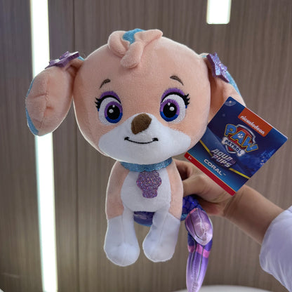 Genuine PAW Patrol Coral Plush Official Toy Cartoon Stuffed Animal for Ages 2 and Up 9‘’ 22.9cm Children Birthday Christmas Gift
