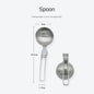 Folding Spatula Spoon Shovel Food Turner Portable 304 StainlessSteel Outdoor Camping BBQ Cooking Tableware Picnic Supplies ﻿