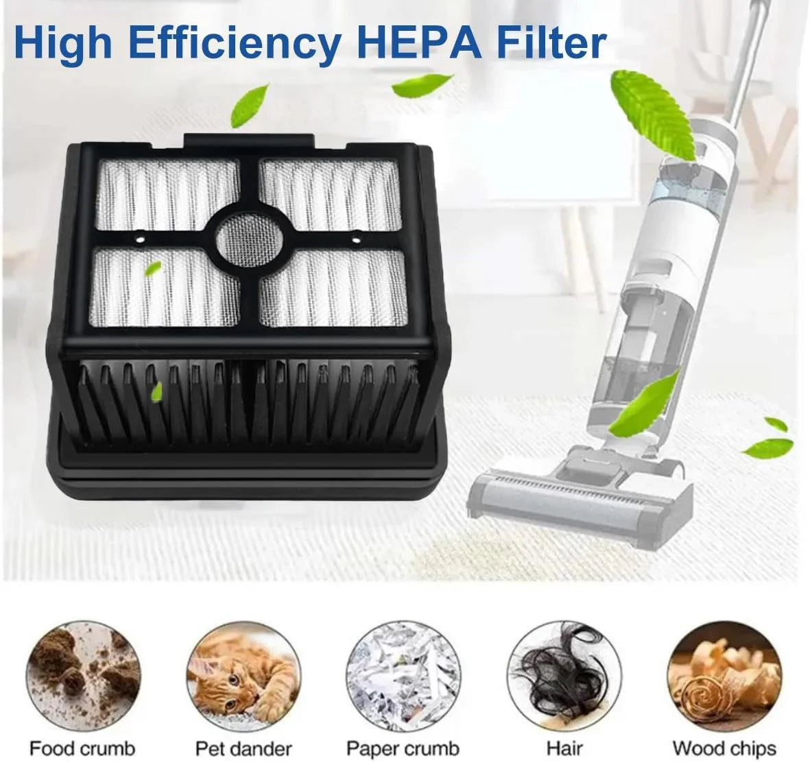Dreame H12 Pro / H12 Plus  Soft Brush Spare Parts Wet Dry Vacuum Cleaner Roller Hepa Filter Accessories